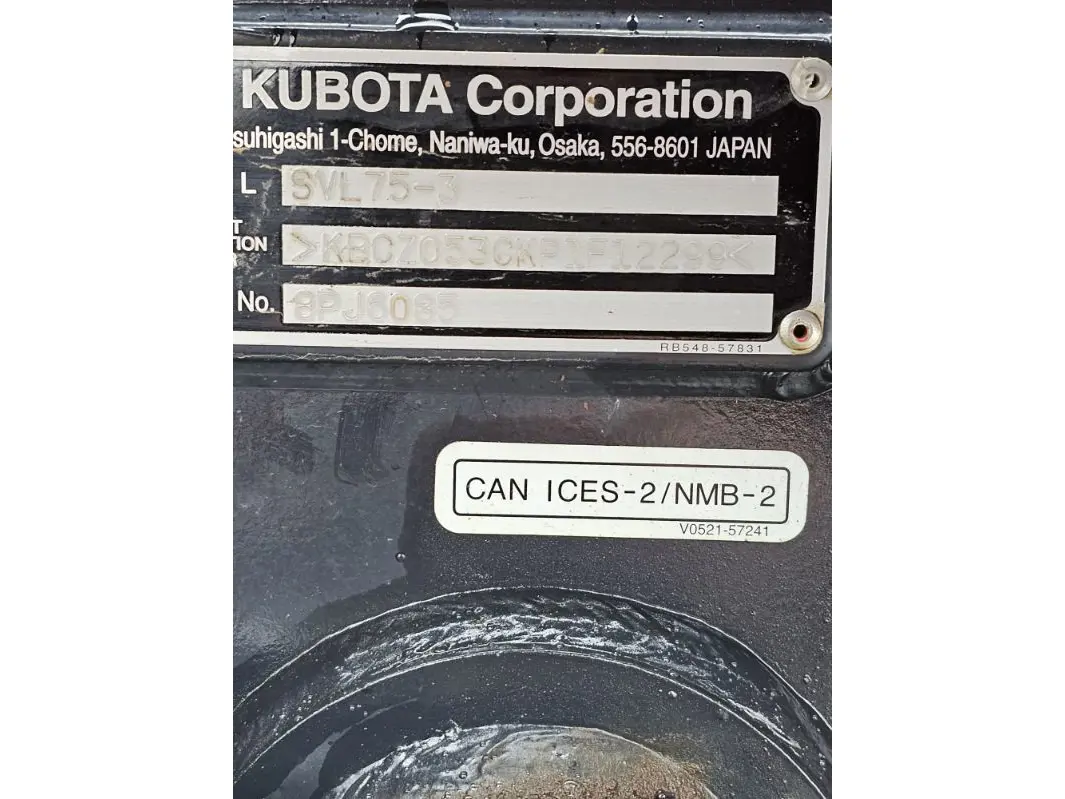 Kubota SVL75-3HWC