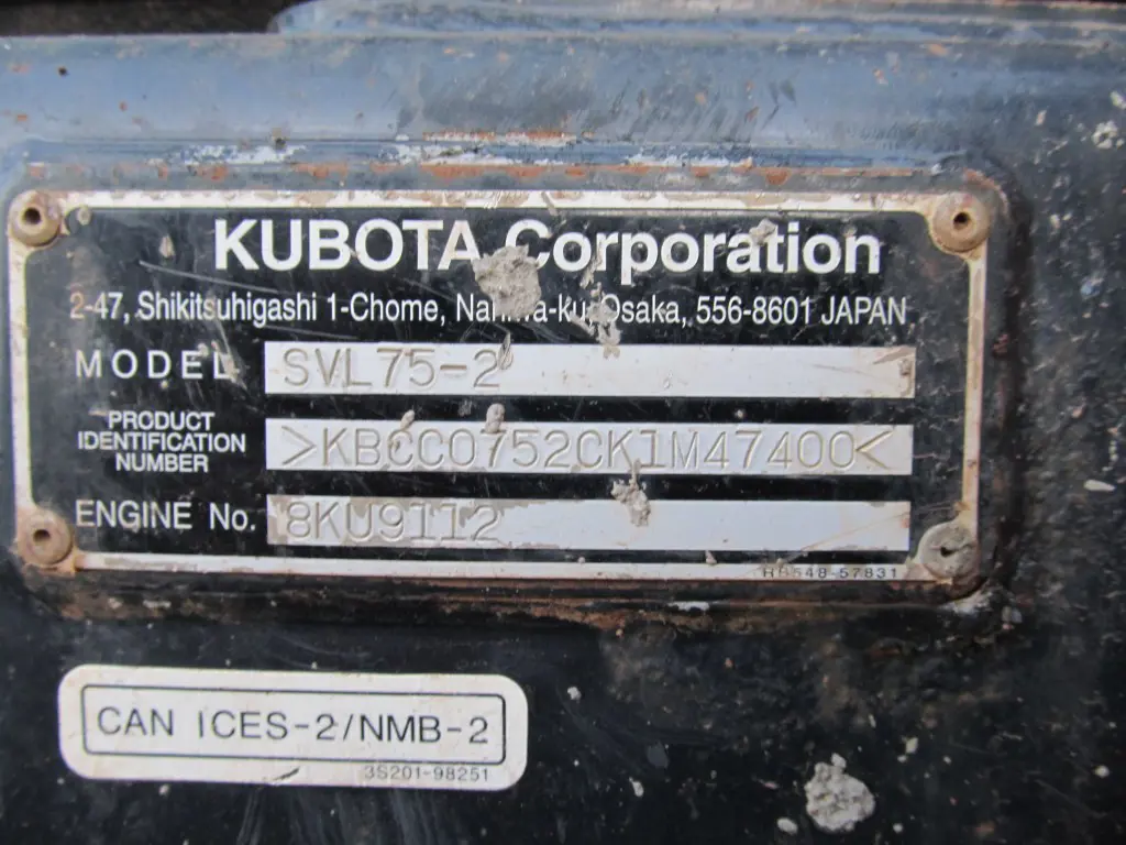 Kubota SVL75-2HFWC