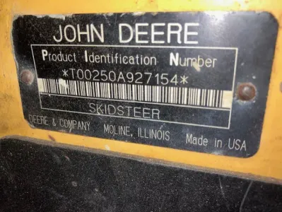 Part Number: John Deere 250