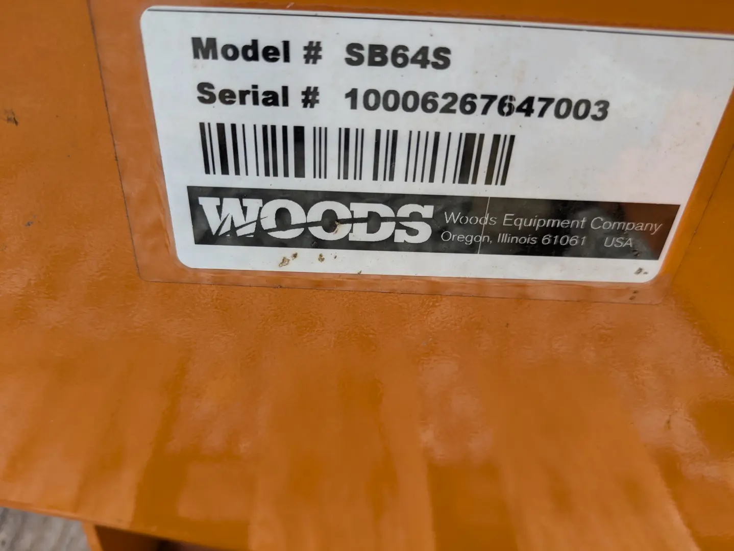 Woods SB64S