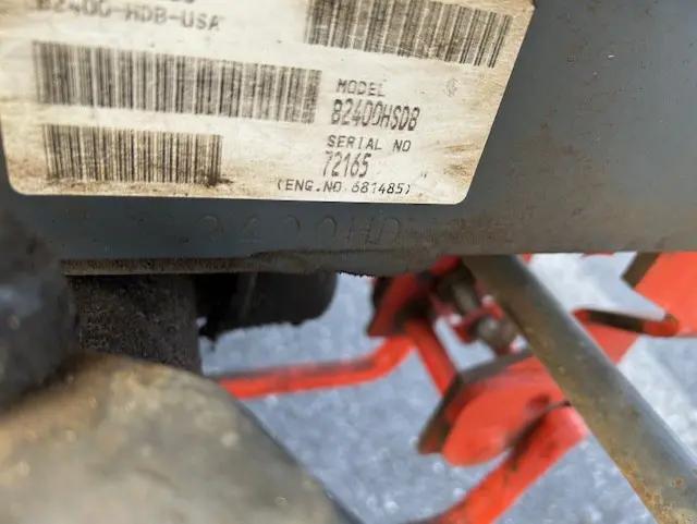 Kubota B2400HSD