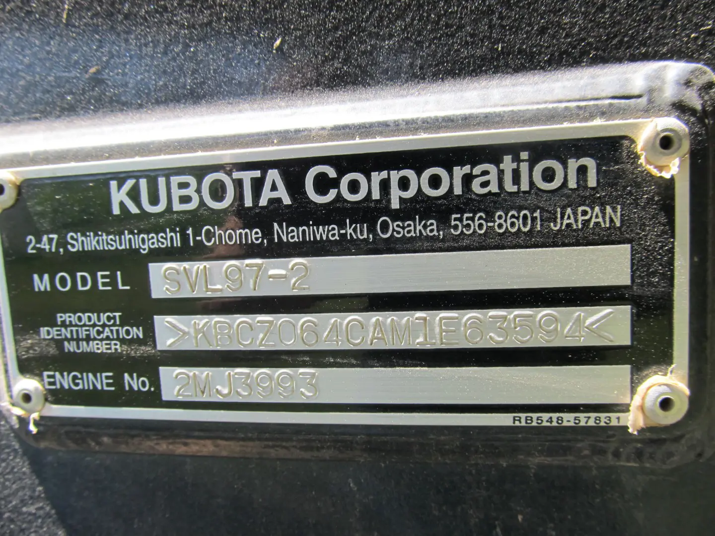 Kubota SVL97-2HFC