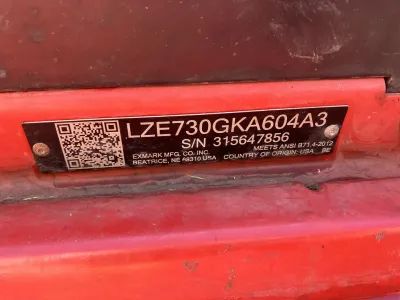 Part Number: Exmark LZE730GKA604a3