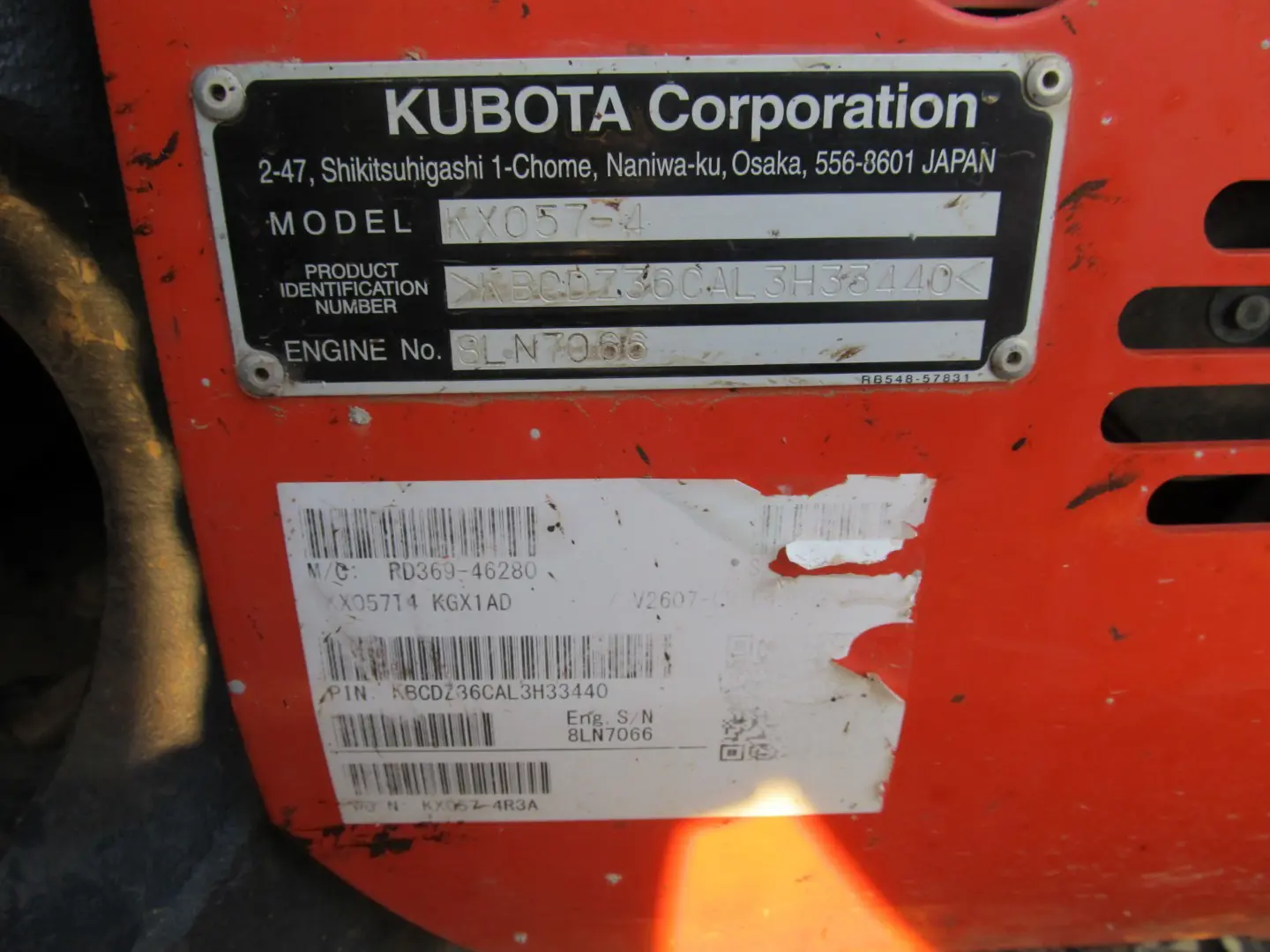 Kubota KX057-4R3A