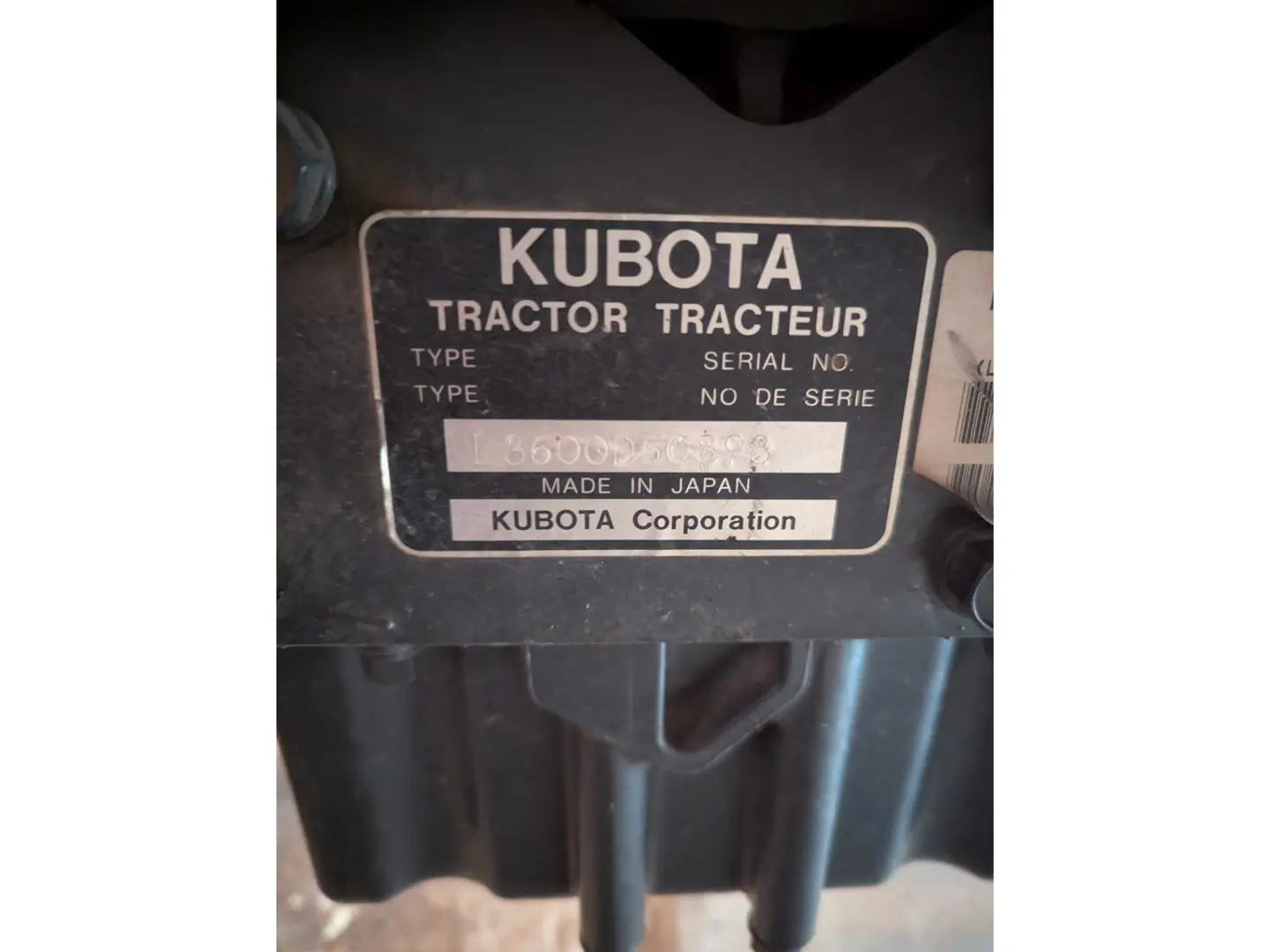 Kubota L3600GST