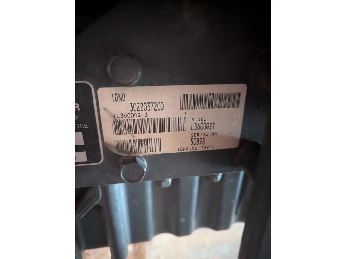 Kubota L3600GST