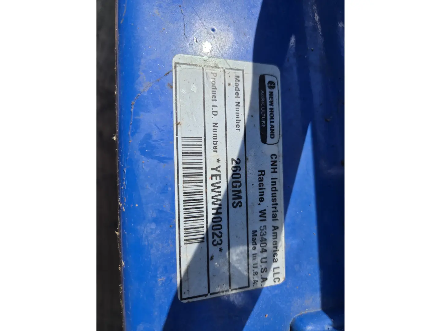 New Holland 260GMS