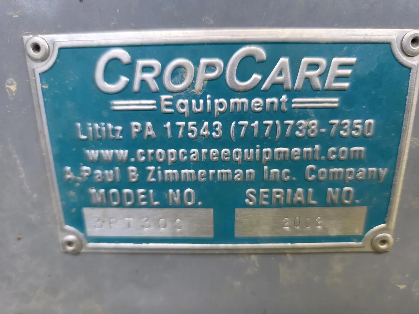 Crop Care 3PT300