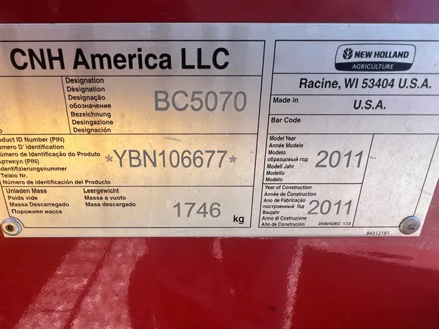 New Holland BC5070