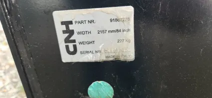 Part Number: New Holland 84" BUCKET