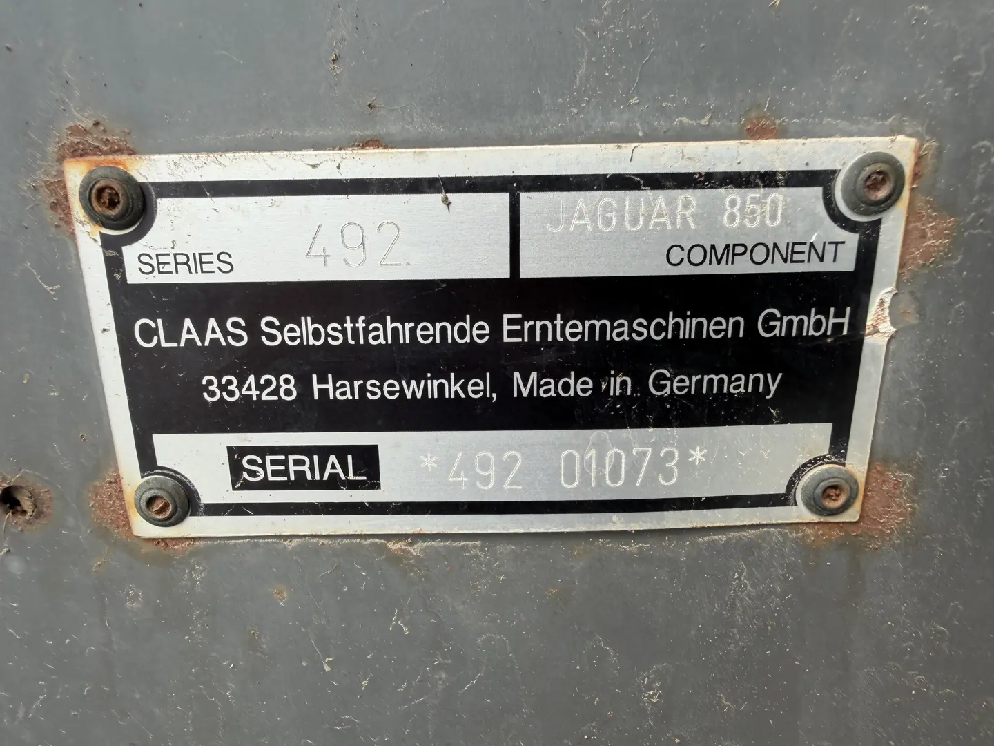 Claas 850