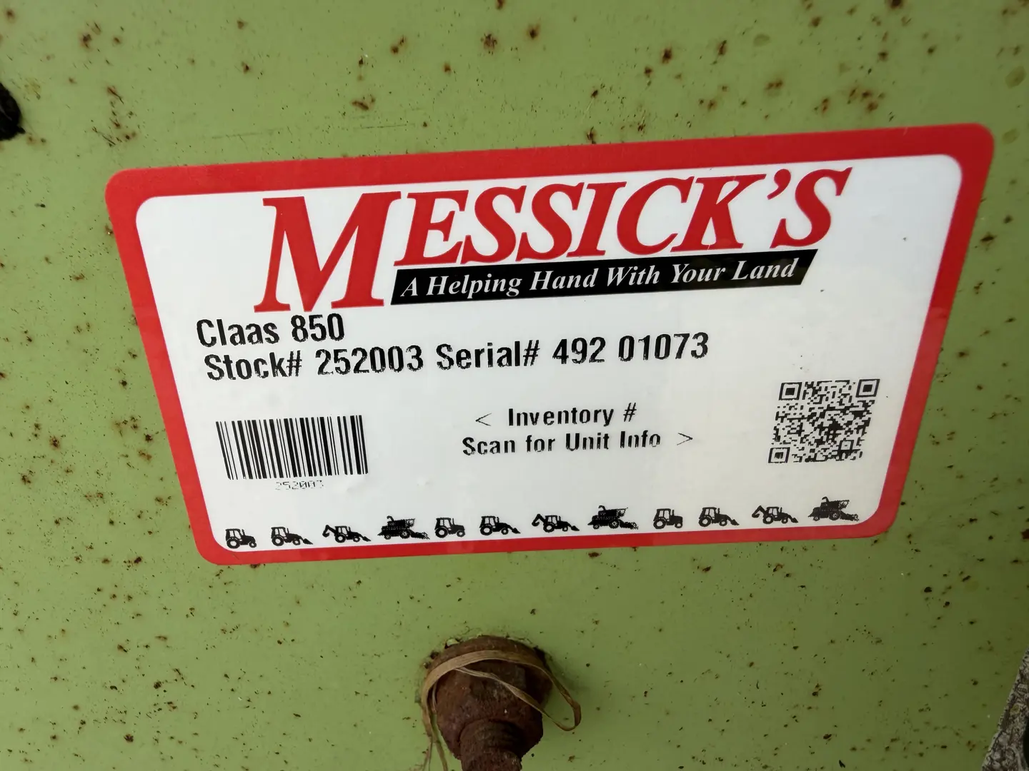Claas 850