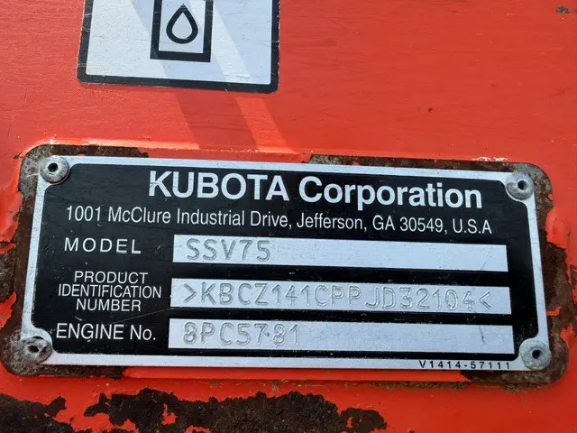 Kubota SSV75PHRC