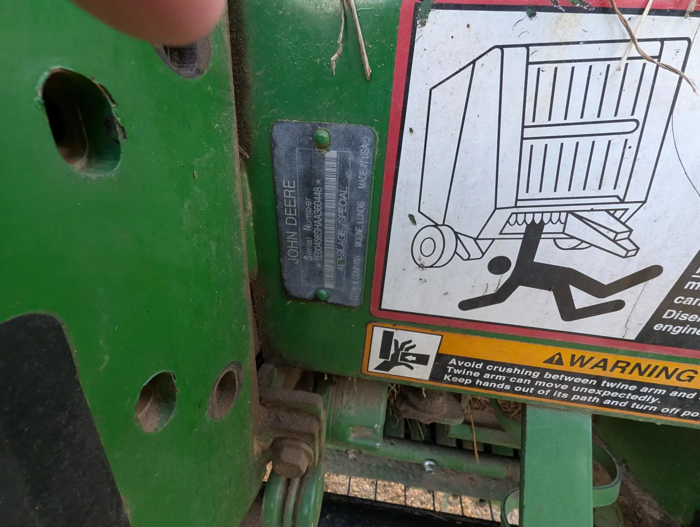 John Deere 458
