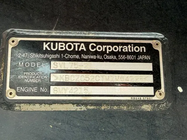Kubota SVL75-2HWC