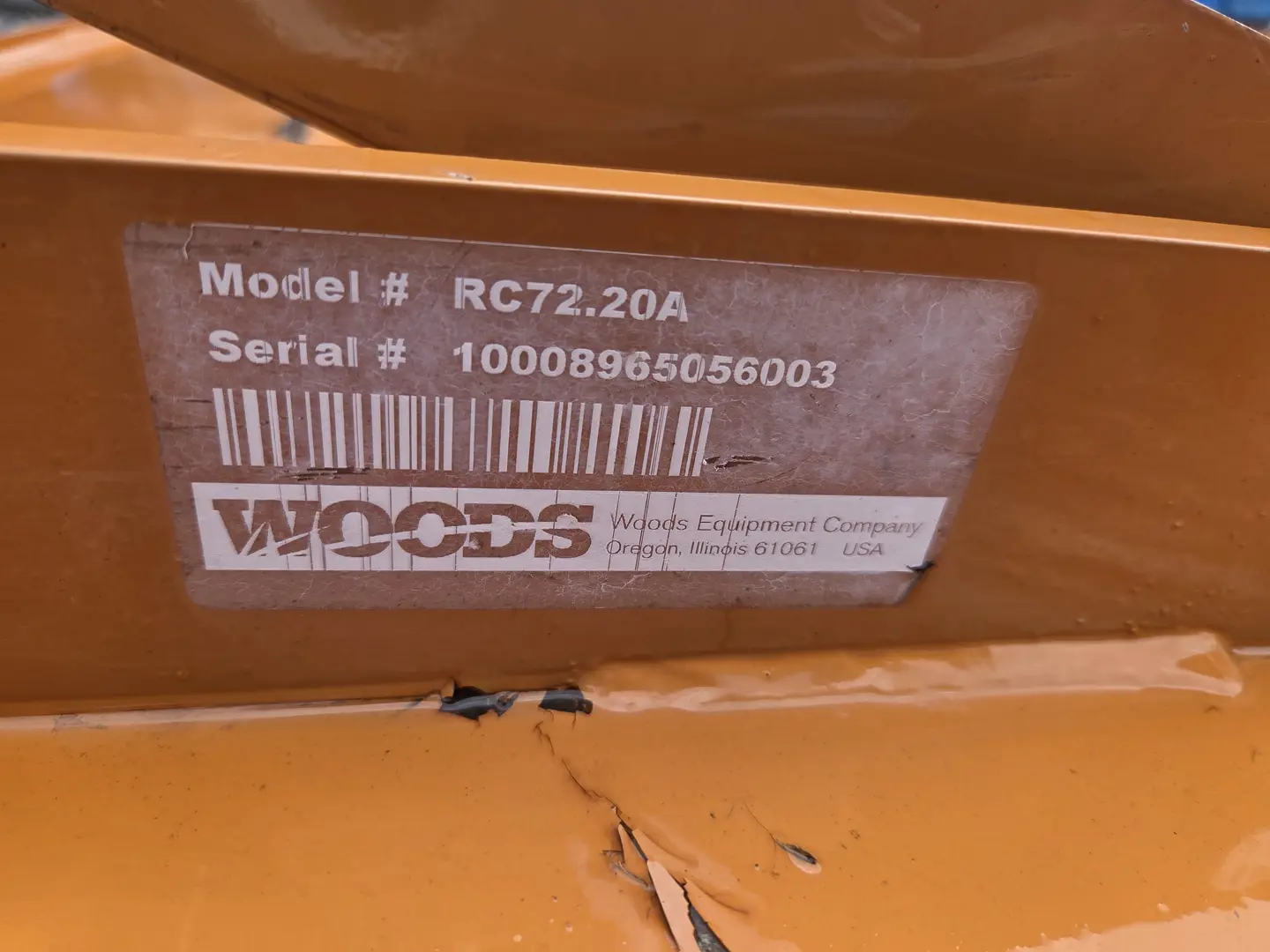 Woods RC72.20
