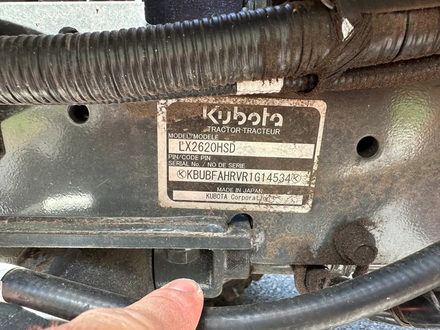 Kubota LX2620HSD