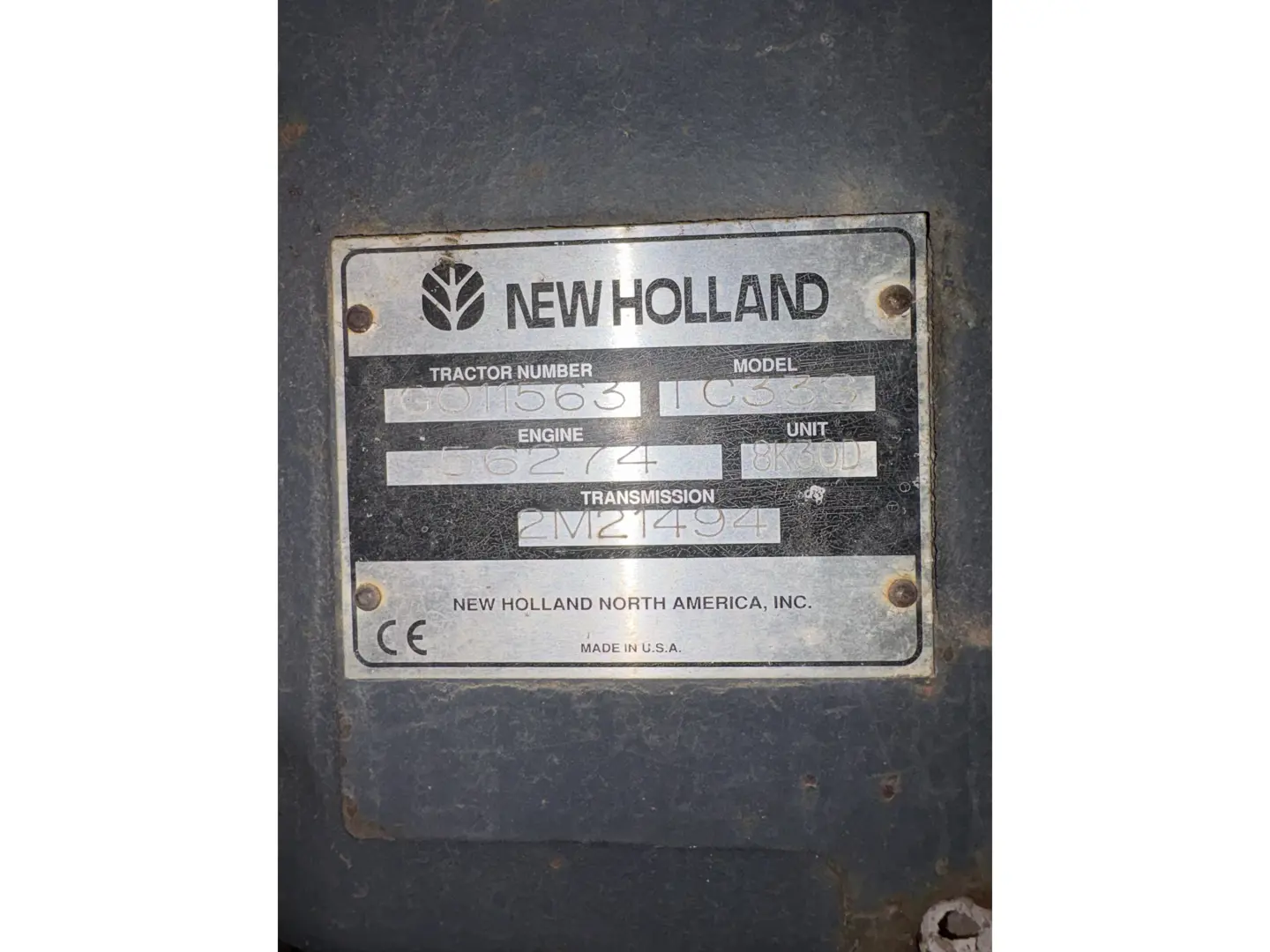New Holland TC33D