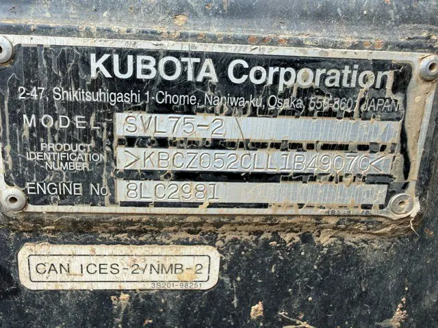 Kubota SVL75-2HWC