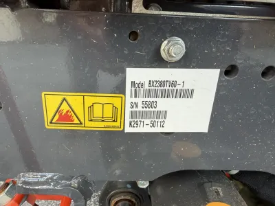 Part Number: Kubota BX2380