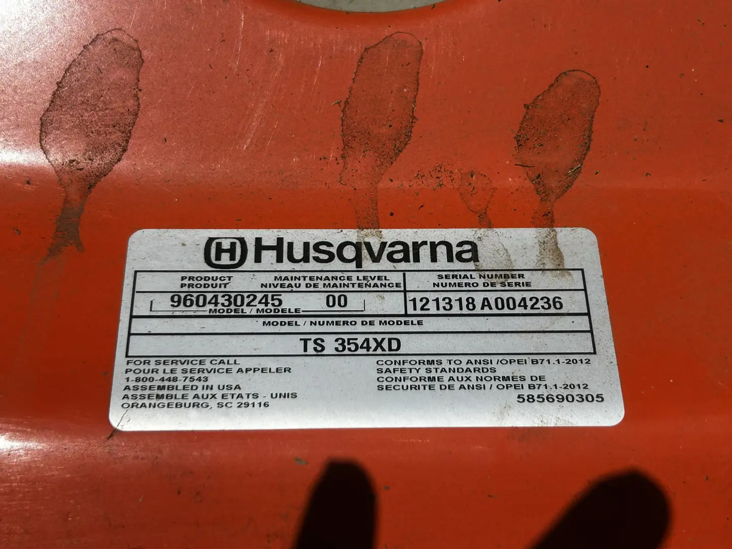 Husqvarna TS354XD