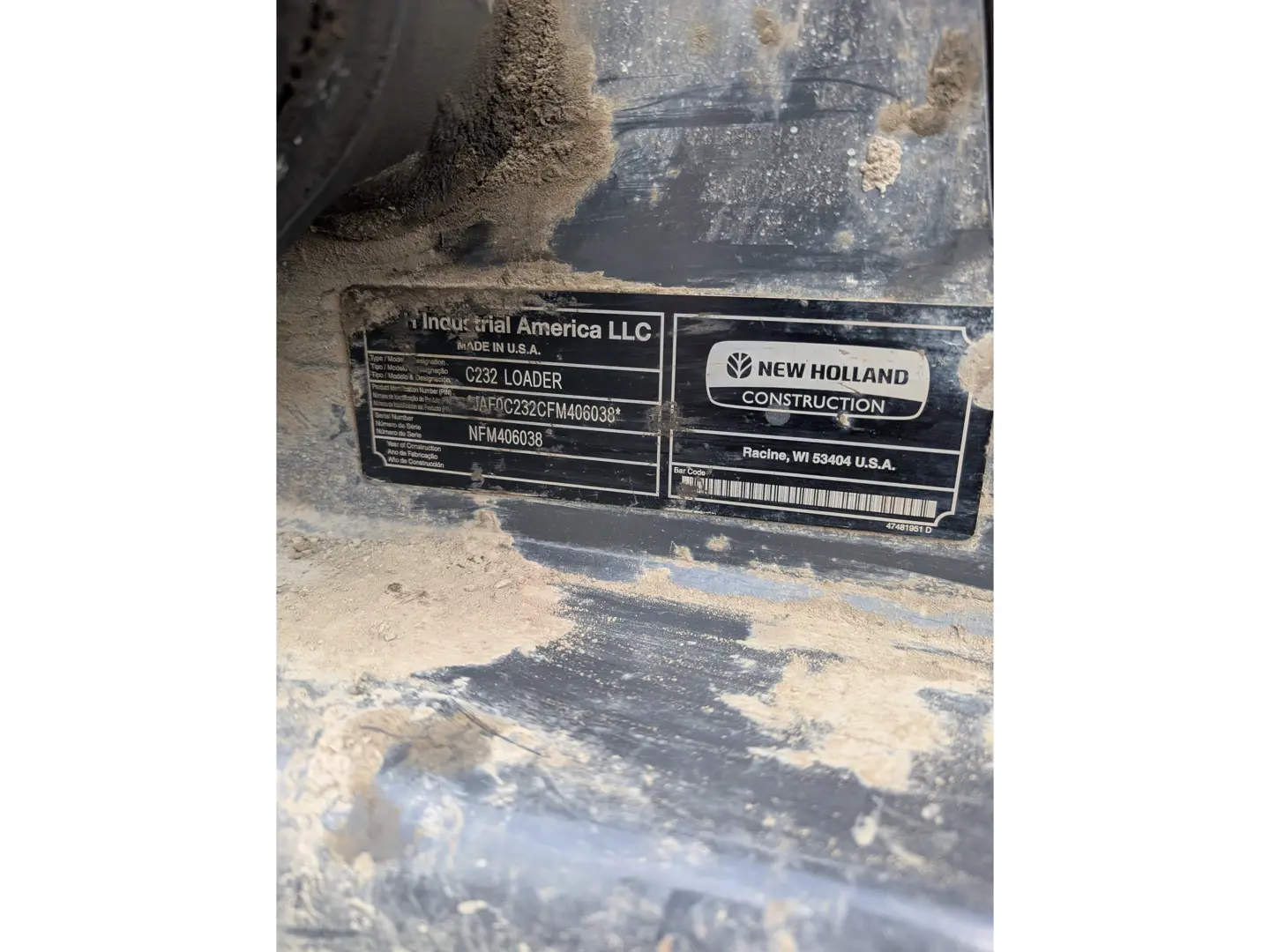 New Holland C232