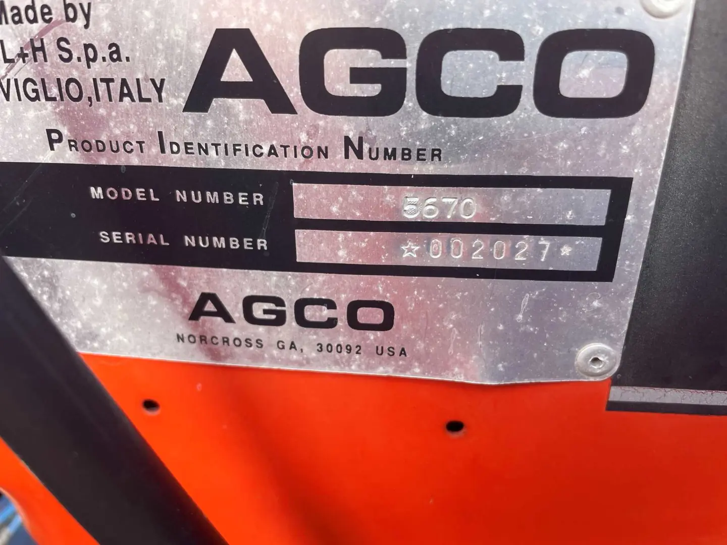 AGCO Allis 5670