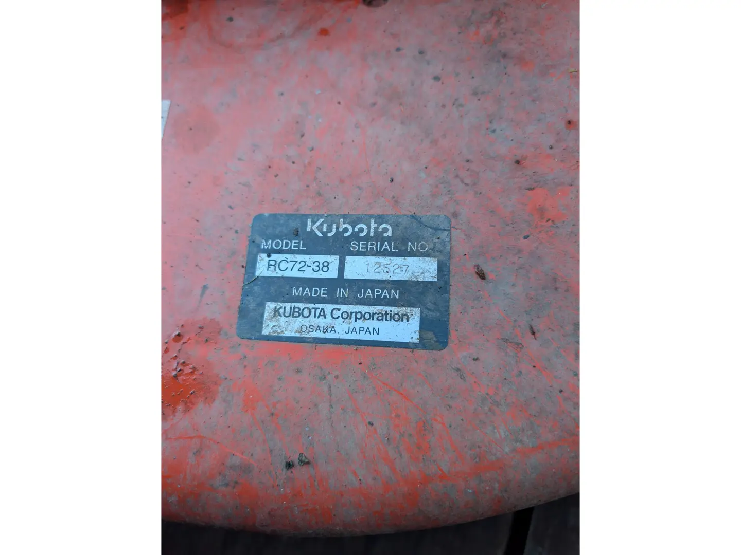 Kubota RC72-38