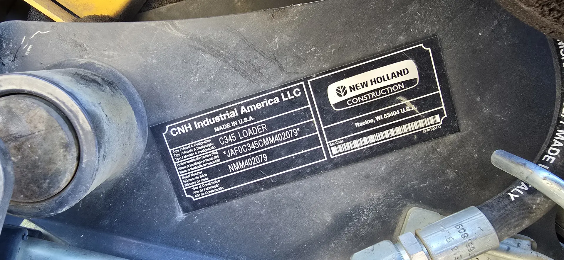 New Holland C345
